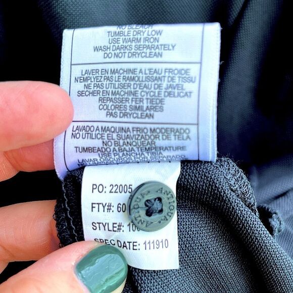 Antigua Dodgers Black Polo Shirt Men’s | MLB Licensed - Picture 5 of 11